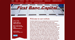 Desktop Screenshot of firstbanccapital.com
